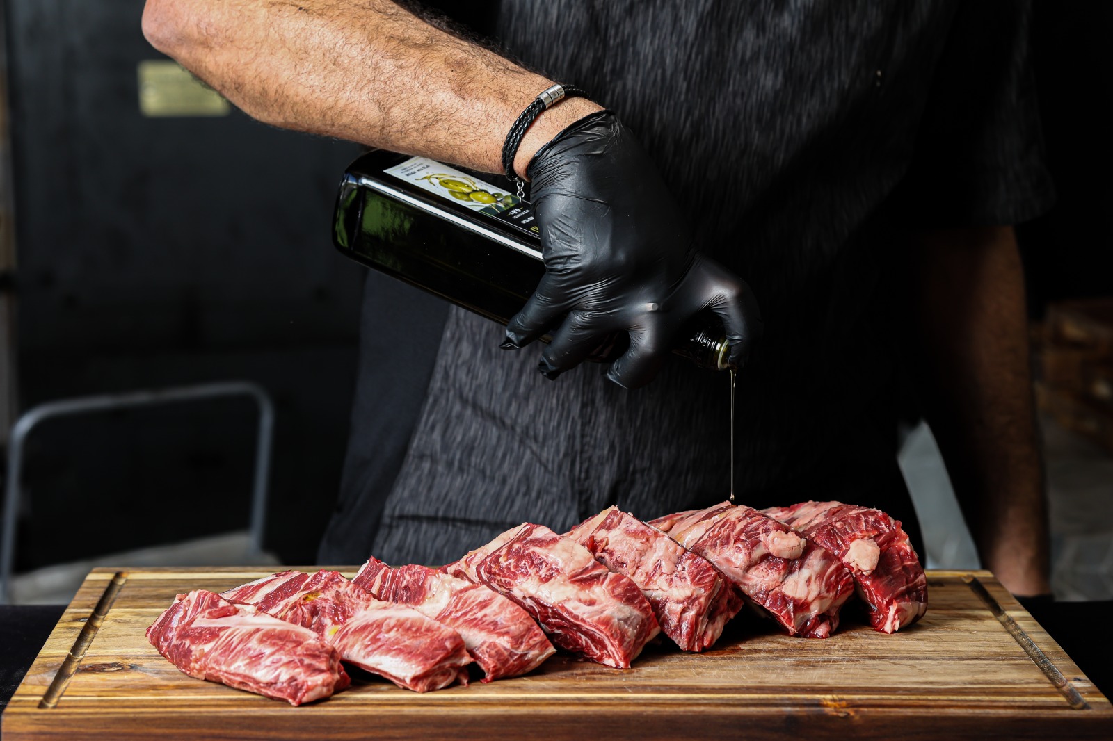 רצועות בשר משומנות